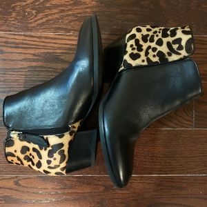 Franco Sarto Cheetah Print Booties